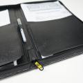 ZD Leather 15/11 inch Artificial Leather Document Organizer 2 pockets with name plate. 