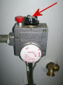 Unitrol Gas Water Heater Valve,Natural Gas Water Heater Thermostat with 1-3/8" Shank,3-1/2".