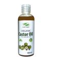 Virgin Castor Oil Pure Carrier Oil 100ml - Cold Pressed Castrol Oil for Essential Oils Mixing Natural Skin Moisturizer Body & Face, Eyelash Caster Oil, Eyelashes Eyebrows Lash & Hair Growth Serum. 