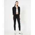 Ladies' Slim Fit Stretchy Black Jeans Pant For Ladies'.