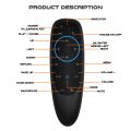G10BTS remote control Bluetooth 5.0 air mouse infrared learning gyroscope - black. 