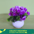 Artificial Tree with Multi-Color Flowers, Leaves, and Waterproof Premium Plastic and Fabric Design. 