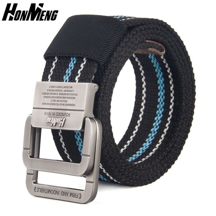 Korean%20Style%20Fashionable%20All-Matching%20Student%20Men's%20and%20Women's%20Belt%20Youth%20Double%20Ring%20Buckle%20Canvas%20Belt%20Fabric%20Student%20Jeans%20Belt%20-%20Image%206
