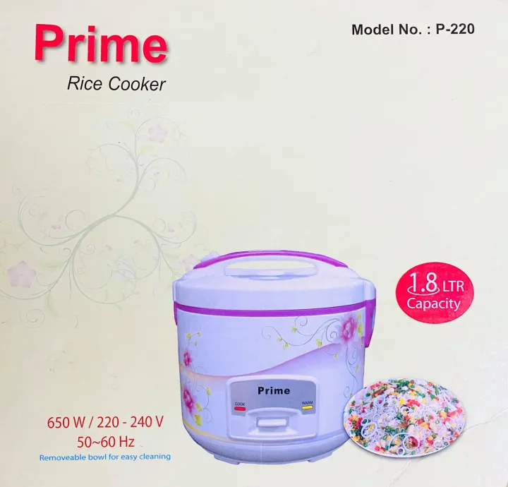 Primo Rice Cooker Prime P-220 Rice Cooker 1.8 LTR Rice Cooker | Daraz.com.bd
