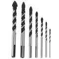 Tungsten Carbide Drill Bit Set (3 4 5 6 8 10 12mm). 
