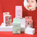 【Good-Love Store】80Pcs/Box Travel Packs Facial Thin Non-Woven Makeup Cotton Pads Disposable Soft Nail Polish Remover Tissues Wipe.
