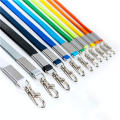 Color Safety Hanging Neck Strap Lanyard Badge Card Holder Lanyard  for   ID Name Badge Holder Keys Metal Ring 15. 