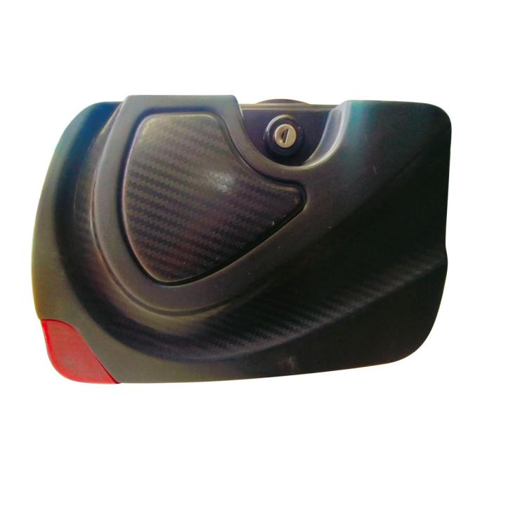 Stylish bike side box black