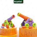 【Krystal】3D Cannon Toy | Safe Soft-Launch Artillery Game for Kids | Improves Focus & Hand-Eye Coordinationn. 