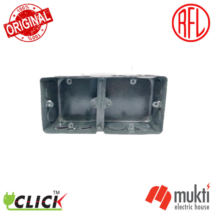 Click%20Two%20Gang%20MK%20Metal%20Junction%20Box%20for%20Electrical%20Single%20Mold%20Round%20Edge%20Premium%20Wall%20Switch%20Back%20Cover%202%20Part%202Gang%20-%20Image%202