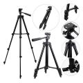 380A Mobile Stand Camera Stand: Pro TikTok Tripod Stand Featuring a 5 feet Tripod and Three Way head.