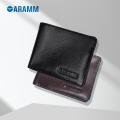 ARAMM Stylish Pure Cow Leather Money Bag Wallet For Men Black&Brown Men Aramm Leather Wallet with Coin Bag Money New Design Wallet Money Bag. 