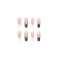 Menggh 24pcs Long Ballerina Fake Nails with Design Tip Long False Nails Wearable Nail Art. 