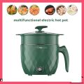 Electric cooking pot, double layer non-stick cooking pot (mini rice cooker). 
