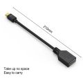 Mini DisplayPort to DisplayPort Adapter Cable 4K 1080P Resolution Converter Male to Female For Projector Laptop Computer Tablet.