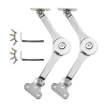 Heavy Duty Hinge Lid Support Hinge Hinge Soft Close Chest Hinge Support for Cabinet Kitchen Wardrobe, Easy Install 2PCS. 