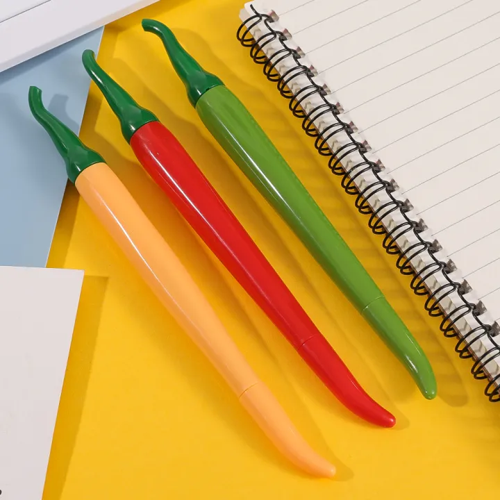 1/3/5pcs%20Random%20Creative%20Chili%20Neutral%20Pen%20Cute%20Cartoon%20Learning%20Stationery%20Design%20Office%20Supplies%20-%20Image%208