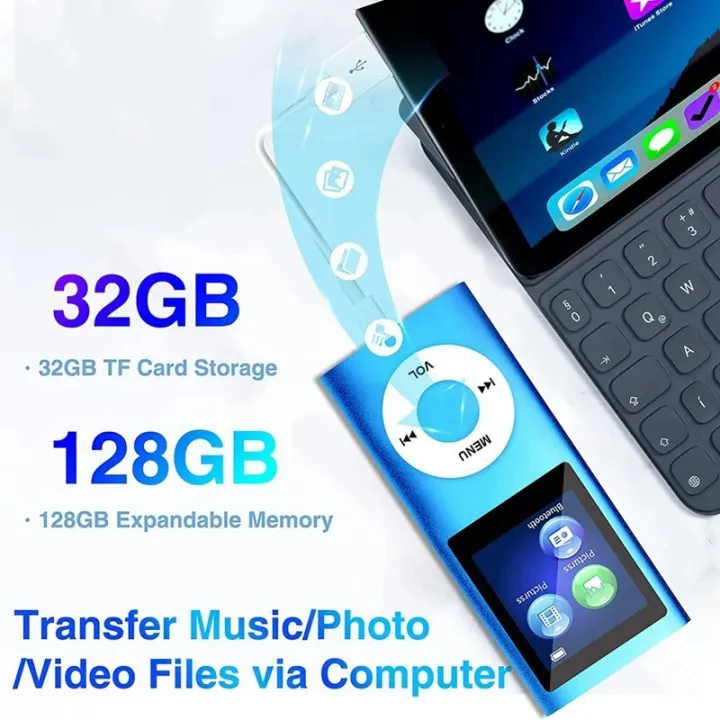 MP3%20Player%20With%20Bluetooth%205.0,%20Music%20Player%20With%2032GB%20TF%20Card,FM,Earphone,%20Portable%20Hifi%20Music%20Player%20-%20Image%206
