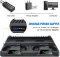 PS4 Stand Cooling Fan for PS4 Slim / PS4 Pro/Playstation 4, PS4 Pro Stand Vertical Stand Cooler with Dual Controller Charge Station & 16 Game Storage Good effect and easy to use. 