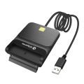 New Zoweetek ID Smart Card Reader for DNI EMV CAC Bank Chip USB Card Reader. 