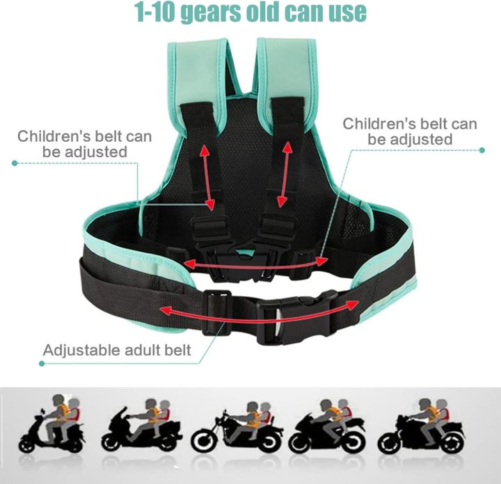 Children%20Kids%20Motorcycle%20Safety%20Harness%20Bike%20Front%20Back%20Seat%20Belt%20Adjustable%20-%20Image%204
