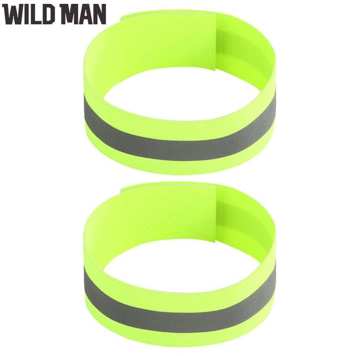 2x Night Running Reflective Safety Armband Outdoor Sports Cycling Arm Strap