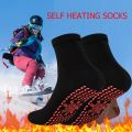 3Pairs Winter Self-Heating Socks for Men Women Thermal Heated Socks Elastic Anti-Slip Socks Outdoor Skiing Sock Foot Warmer. 