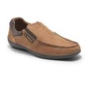 Woodland Men's Leather Loafer - 3509119 CASHEW BROWN. 