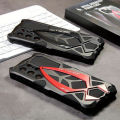 Samsung S23Ultra Drop-Resistant Metal Frame Silicone Lens All-Covering Phone Case Crash-Resistant Three-Resistant Sports Car Hard Case.