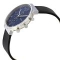 Skagen - Skw6417 - Black Leather Chronograph Watch For Men.