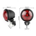 Motorcycle LED Rear Tail Light Brake Stop Lamp Moto LED Tail Light for Bobber Chopper Cafe Chrome.