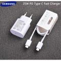 Samsung 25WATT Super fast charger for samsung S21+ / S21 ultra / S20 FE / Note-20/ Note 20 ultra / note 10 lite / S20 ultra/M-62 /A-72 /A-52.