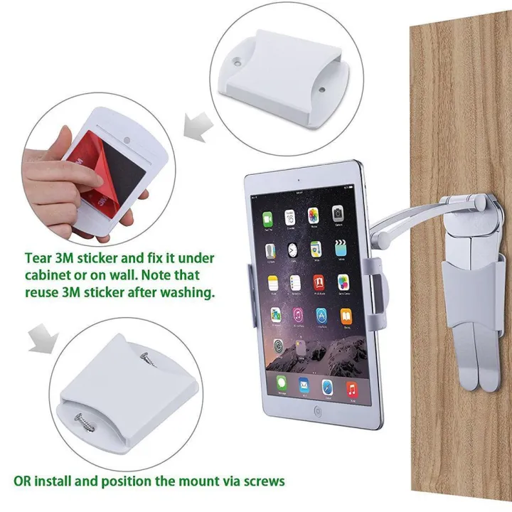 Kitchen%20Tablet%20iPad%20Stand%20Adjustable%20Holder%20Wall%20Mount%20for%20iPad%20Pro,%20Surface%20Pro,%20iPad%20Mini%20-%20Image%209
