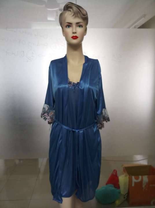 Women%20Nighty%20Women%20Summer%20Ice%20Silk%20Sleepshirts%20Thin%20Sexy%20Sling%20Mini%20Dress%20Short-Sleeved%20Robe%20Two-Piece%20Home%20Service%20Imitation%20Silk%20Nightdress%20-%20Night%20Dress%20For%20Women%20-%20Night%20Dress%20For%20Women%20-%20Night%20Dress%20For%20Women%20-%20Image%203