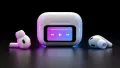 A9 Pro Touch Screen Earbuds With ANC ENC. 