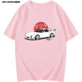 Men tshirt Mazda RX7 printed short leeve T shirts Harajuku Japanese car fans racing race tee shirt JDM automobile culture. 