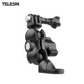 TELESIN Action Camera Motorcycle Rear-view Mirror Mounting Bracket 360° Rotation Action Camera Mount Adapter Replacement for GoPro Hero 9/8/7/6/5 Sports Cameras.