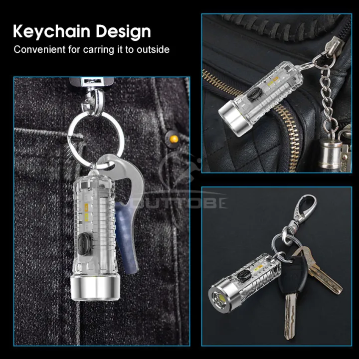 Outtobe%20Keychain%20Light%20Ultra%20Small%20Mini%20Multi-function%20light%20Portable%20Waterproof%20light%20USB%20Charging%20Ultra%20Light%20Strong%20Light%20Outdoor%20Warning%20Light%20Em%20erg%20ency%20Lamp%207%20Mode%20-%20Image%205