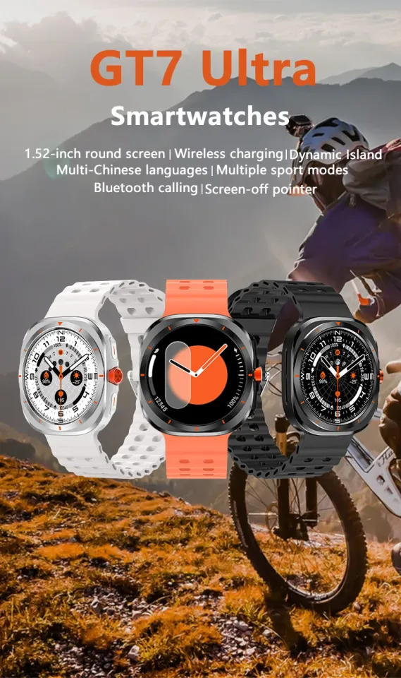 Timack® Smart Watch GT7 Ultra 1.52-inch AMOLED Screen Bluetooth