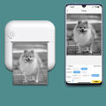 Portable Mini Thermal Printer Wireless BT Sticker Printer Photo Label Memo Home Worker Printing for Android IOS Phone.. 