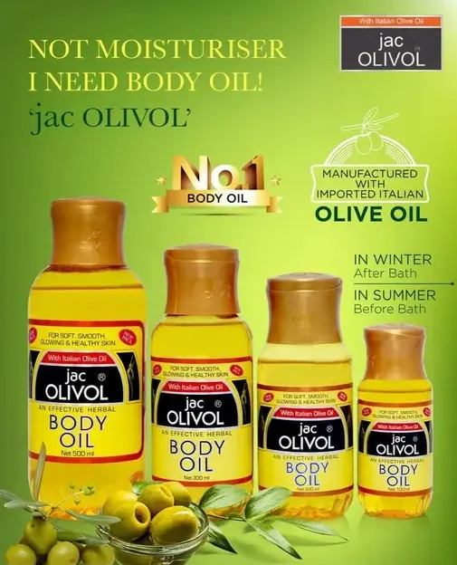 Jac Olivol Body Oil - 500 ml (Indian) | Daraz.com.bd