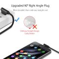 2.4A Micro Usb Cable 90 Degree Right Angle Micro-usb Fast Charging Cable 3m 2m Microusb for Xiaomi Redmi 7 7A Huawei Y8s/Y6p/Y5p.