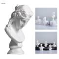 Classic Bust Statue Greek Sculpture Character Figurine Home Office Decor Resin Crafts Arias.