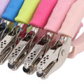 Single Hole Paper Puncher Multifunctional 7Pcs Easy To Use Single Hole Puncher Colorful for Label Clothing Ticket Scrapbook. 