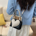 Art girl foreign style single new small fresh text personality love bag summer 2024 shoulder crossbody clip small square bag. 