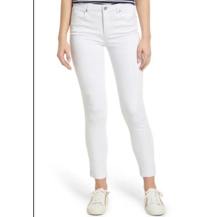 stylish denim  white jeans pants for women