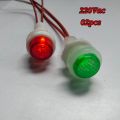 Neon 220vac Power Indicator Input volts : 220Vac Hole size: 24mm.