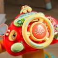 Kids Steering Wheel Toy Interactive Baby Musical Toys for Birthday Gift Kids. 