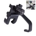 Mirror Motorcycle Mobile Phone Bracket Mountain Bike Aluminum Aloe Mobile Phone Holder Easy to Use and Maintain. 