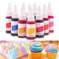 【happy one】1pc 30ml Edible Pigment Healthy Save Food Coloring for Cake Cupcake Muffin Macaron Cream Coloring Decorating Baking Tool. 